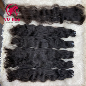 Venta al por mayor Super doble dibujado Color Natural onda Natural encaje Frontal peluca 13x6 fábrica extensiones de cabello humano sin procesar - Product Image 3