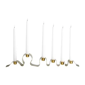 Handmade Modern Tapered <b>Brass</b> Candle Holder Luxury Hotel Lobby Decor High End Home Decoration <b>Lantern</b> - Product Image 1