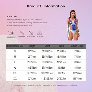 Womens Custom Swim <b>Shirt</b> Metallic Bodysuit With Long Gloves Leotard Swimwear Space Themed Cosplay <b>Swimming</b> Wearing Wholesale - Product Image 6