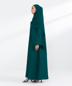 Abaya Modeste Femme Personnalisée Tenue Décontractée Légère Hiver Printemps 2025-26 Service OEM Sur Mesure Vêtements Islamiques - Product Image 3