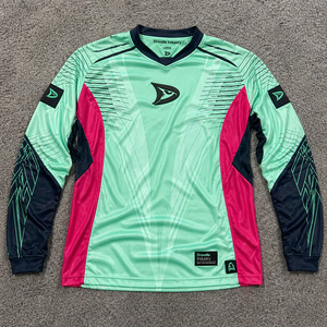 Camiseta de Paintball Sublimada Personalizada HK |   Camiseta Deportiva de Manga Larga con Cuello en V, Malla Premium, para Torneos, de Fábrica - Product Image 1