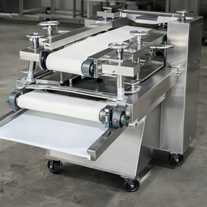 Façonneuse à pâte industrielle robuste à double courroie en acier inoxydable pour boulangeries à fort volume - Product Image 4