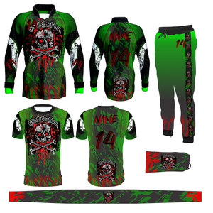 Ensemble de paintball OEM personnalisé : uniforme d'équipe avec maillot et pantalon de performance, et accessoires sportifs tactiques pour joueur professionnel - Product Image 4