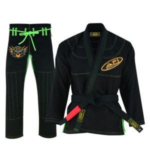 Kimono de Jiu-Jitsu AFI bleu avec logo personnalisé, en polyester, doublure en coton, unisexe, pour l'entraînement de Jiu-Jitsu et de MMA - Product Image 4