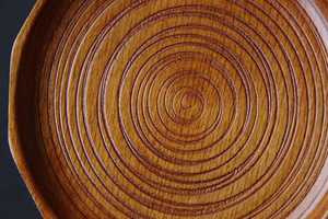 Assiettes en bois pour la cuisine et la salle à manger, assiettes en bois artisanales avec une finition lisse et polie - Product Image 3