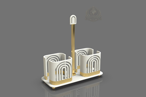 Portarrollos de Papel Higiénico de Lujo, Moderno, de Acero Inoxidable, No Plegable, Personalizable, Tipo Soporte, para Baño, Exportación India - Product Image 6