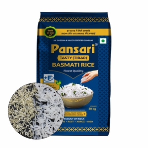 Riz Basmati aromatique à grains longs de qualité supérieure Pansari Tasty 30 kg Séché - Product Image 1