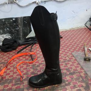 Bottes d'équitation en cuir véritable de haute qualité et durables avec fermeture éclair YKK et semelle TPR confortable et durable - Product Image 3