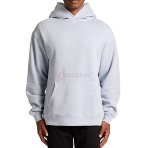 Sudadera con Capucha para Hombre, Estilo Vintage Otoñal, 100% Algodón, Felpa Francesa Gruesa, Logotipo Frontal Personalizado, Acabado Lavado, Servicio OEM - Product Image 1
