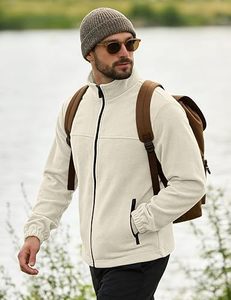 Men's Full Zip <b>Fleece</b> Jacket Stand Collar Polar Outerwear Lightweight Warm Casual Winter Coat - Product Image 3