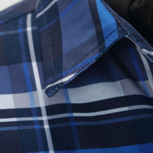 Chemise en flanelle à carreaux pour homme, 100% coton, respirante, manches longues, boutonnée, décontractée, anti-rides, style automne - Product Image 6