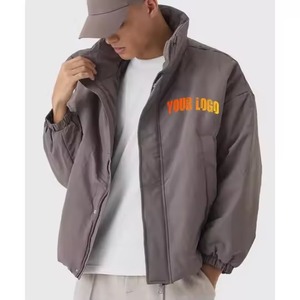 <b>Men's</b> Warm Hooded Canvas Anti-Bacterial Casual High Quality Winter Parka Overcoat Cotton <b>Filled</b> <b>Jackets</b> High Street Style No MOQ - Product Image 3