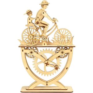 Puzzle 3D per Adulti, Collezione Unica di Modelli in Legno Fai-da-Te, Kit di Costruzione STE con Ingranaggi Meccanici per Biciclette, Regalo per Padri - Product Image 1