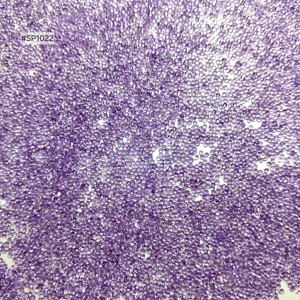 Lot de pierres précieuses rondes en améthyste de qualité 3A, 1,00 mm au total, 40,77 carats, couleur violette naturelle, pour bijoux de créateurs et usage en gros - Product Image 3