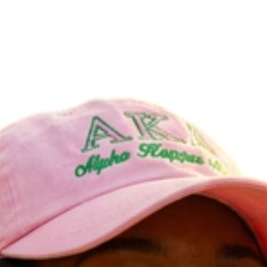 Gorra Trucker AKA Crest 1908 Rosa Ajustable, Gorra de Béisbol Bordada con el Logo de la Hermandad Griega, Estilo Malla, para Mujer - Product Image 2