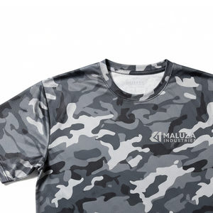 T-shirt de chasse pour homme avec logo personnalisé, camouflage numérique sublimé, haute élasticité, pour le camping et l'alpinisme - Product Image 3