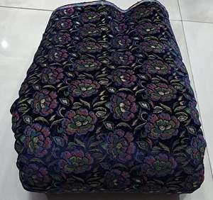 Tissu en velours brodé indien, tissu en velours brodé de luxe pour Abaya, Kaftan, robe de mariée, vente en gros pour les marchés d'exportation - Product Image 6