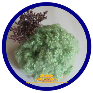 Fibre de polyester vert conjugué creux 7D HC de qualité A, certifiée GRS, pour le rembourrage de jouets, oreillers, couvertures, coussins et meubles. - Product Image 5