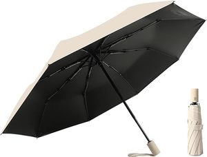 Paraguas de Viaje Totalmente Automático de Diseño Personalizado con Tela Resistente a los Rayos UV, Mecanismo de Plegado, Impresión de Logotipo y Caja - Product Image 2