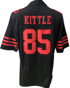 Maillot de <span class=keywords><strong>football</strong></span> américain personnalisé des San Francisco 49ers pour homme, à manches courtes, uniforme de match, séchage rapide, respirant - Product Image 2