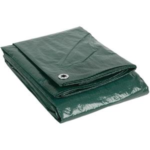 Bâche de camion en tissu tissé enduit de PE imperméable et résistant, HDPE, usage industriel, résistant aux UV, bords renforcés - Product Image 3