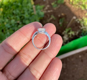 Natural Rainbow Moonstone Oval Cut <b>Ring</b> 925 Sterling Silver Handmade Gemstone Jewelry Wholesale Supplier - Product Image 3