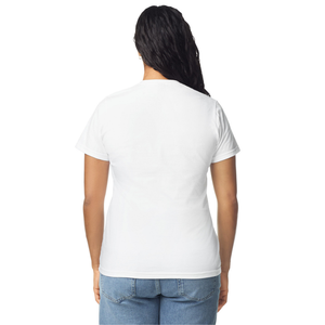 Camiseta de Mujer de Peso Medio en Color Heliconia, Algodón Suave, Manga Corta, Cómoda, Informal, Básica, de Primera Calidad - Product Image 2