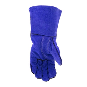 Gants de soudure en cuir de vachette pleine fleur, doublure en polaire de coton, résistants, ignifuges, usage général - Product Image 2