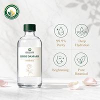 Hydrolat de Rose Damascena (Rosa Damascena) pour Bain Romantique, Eau Florale Aromatique en Gros pour Soins Corporels de Luxe