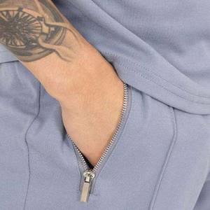 Ensemble de survêtement d'été délavé à l'acide, 2 pièces, avec t-shirt court et short imprimés pour homme - Product Image 5