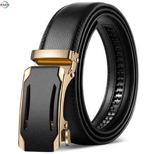 Cinturones de Cuero Sintético Negros Ajustables Personalizados al por Mayor para Hombre, Estilo Casual de Negocios, Venta Caliente, con Hebilla Automática - Product Image 5