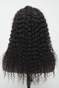 Pelucas de Cabello Humano Rizado con Frente de Encaje 13x4 para Mujeres Negras, Pelucas Brasileñas Rizadas Profundas con Frente de Encaje Transparente sin Pegamento - Product Image 3