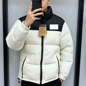 Chaqueta Puffer Original North Outdoor de Lona con Cuello Alto, Tallas Grandes, Transpirable, de Secado Rápido, Estilo Urbano, para Hombre, Nueva, Protege la Cara - Product Image 5