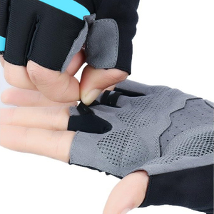 Guantes de Ciclismo de Ajuste Cómodo con Acolchado Adicional en la Palma, Guantes de Ciclismo de Medio Dedo para Ciclismo de Montaña y Uso Diario en la Ciudad - Product Image 3