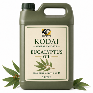Aceite de eucalipto Kodai 100% puro, aceite esencial herbal natural para el cuidado de la piel y aromaterapia - Product Image 1