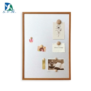 Tableau magnétique mural en bois pour la décoration de la maison et les rappels photo - Product Image 1