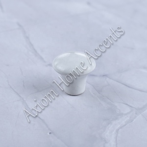 Perillas de cerámica con acabado brillante modernas hechas a mano para muebles de dormitorio y cocina por Axiom Home Accents - Product Image 5