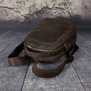 Elite Vintage Leather <b>Backpack</b> Waterproof Anti-Theft Laptop Rucksack Genuine Leather Executive LBP-0338 - Product Image 6