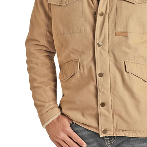 Custom Non Hooded Man <b>Jackets</b> <b>Canvas</b> <b>Jacket</b> For Outdoor Menswear Stylish Slim Fit Design - Product Image 3