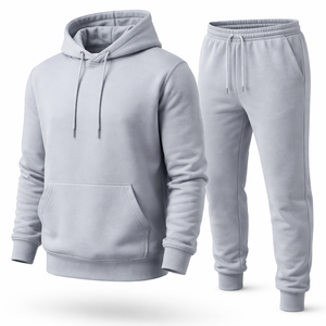 Conjunto de Sudadera con Capucha y Pantalones Deportivos Unisex Transpirables y Ecológicos para Invierno al por Mayor |   Chándal Personalizado OEM para Pedidos al por Mayor Directo de Fábrica - Product Image 3