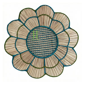 Eco Friendly Seagrass Bohemian Style Round 35cm Charger <b>Plate</b> Table <b>Mats</b> Pads Home Decor HNH Craft Wholesale Vietnam - Product Image 3