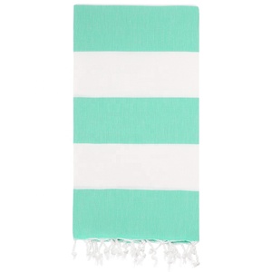 Serviette de plage turque sans sable luxe broderie personnalisée ensembles de serviettes de bain personnalisées vente en vrac Pestemal 100% coton séchage rapide - Product Image 1