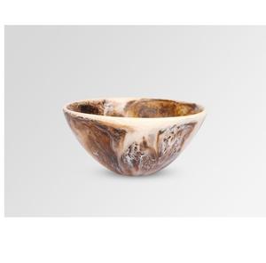 Bol et plat de service en résine écologique de couleur personnalisée, passe au lave-vaisselle, design moderne et antique, pour les fêtes, fabriqué en Inde - Product Image 1