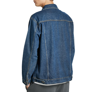 <b>Mens</b> <b>Denim</b> <b>Jacket</b> Moisture Wicking Lining Long Sleeve Jean Coat Breathable Performance Fabric For Active Outdoor Lifestyle Wear - Product Image 2