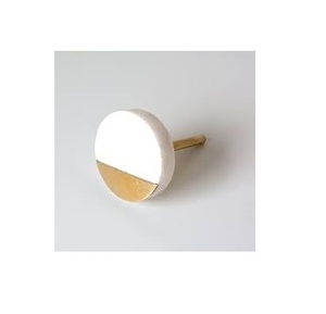 Poignées de meubles en marbre poli faites à la main, durables, pour commodes, armoires, tiroirs, maison et cuisine - Product Image 2