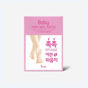 Patchs pour les pieds Prreti, patchs coréens pour les talons des bébés, 10 feuilles, fabriqués en Corée, 58g, hydrogel blanc, unisexe, adultes. - Product Image 3