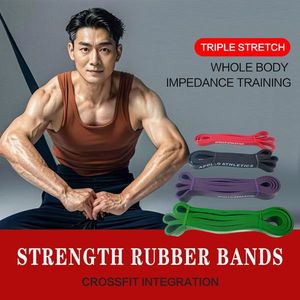 Blue 2.5 Pull Assist Bands Heavy Duty Latex Exercise Resistance Straps for Body Stretching and Powerlifting - Product Image 3