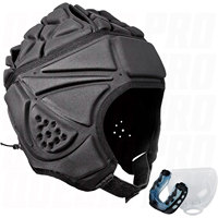 Protectores de cabeza para rugby, casco de fútbol suave, protección ligera para la cabeza, equipo de seguridad ajustable, transpirable, con absorción de impactos