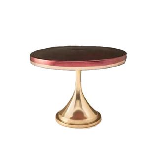 Utensilio para Servir Postres de Diseño Exclusivo para Celebraciones de Cumpleaños, Soporte para Pastel de Aluminio Chapado en Oro a Bajo Precio - Product Image 3