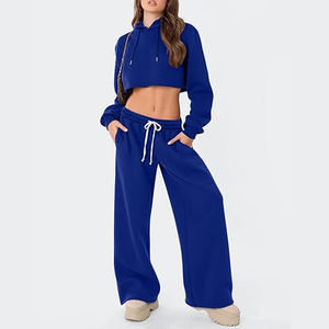 Pantalones Deportivos Casuales de Pierna Ancha y Corte Holgado para Mujer, Hechos a Medida, de Alta Calidad - Product Image 2
